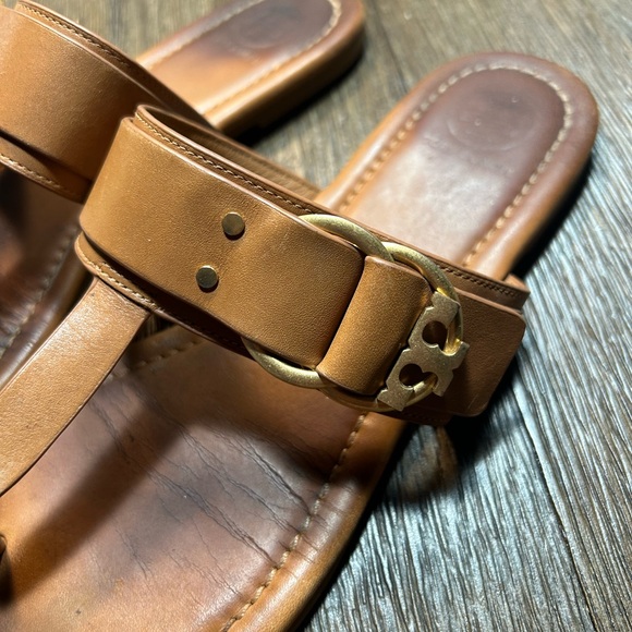 Tory Burch Marsden leather thong sandals size 9 - Picture 5 of 8